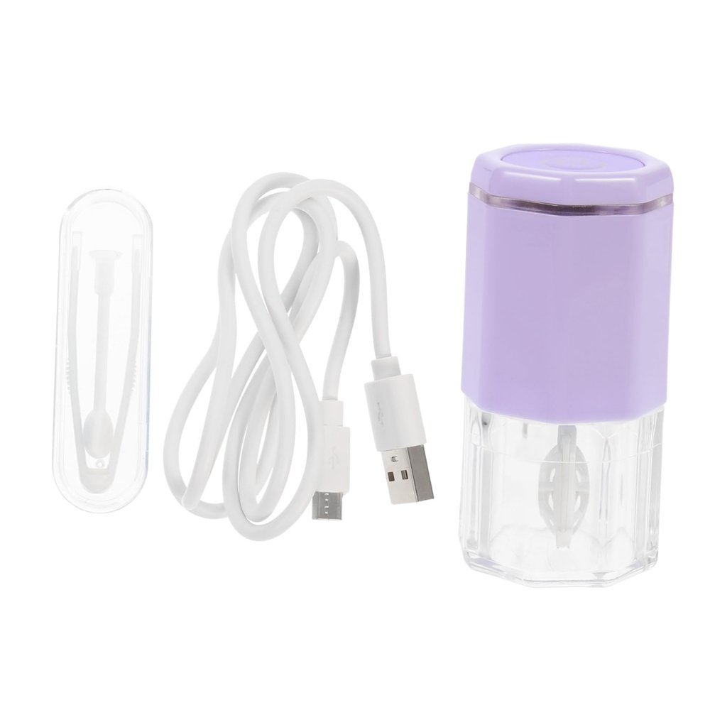 COLLBATH Electric Rotary Lens Cleaning Machine Automatic Contacts Lenses Washer Portable Cleaner for Eye Glasses at Home