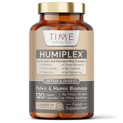 Humiplex - Humic Multi-Nutrient Complex - Minerals, Trace Elements, Amino Acids, Probiotics & Prebiotics - pH Balance, Detox & Digestion - UK Made - Zero Additives - Vegan - 120 Capsules