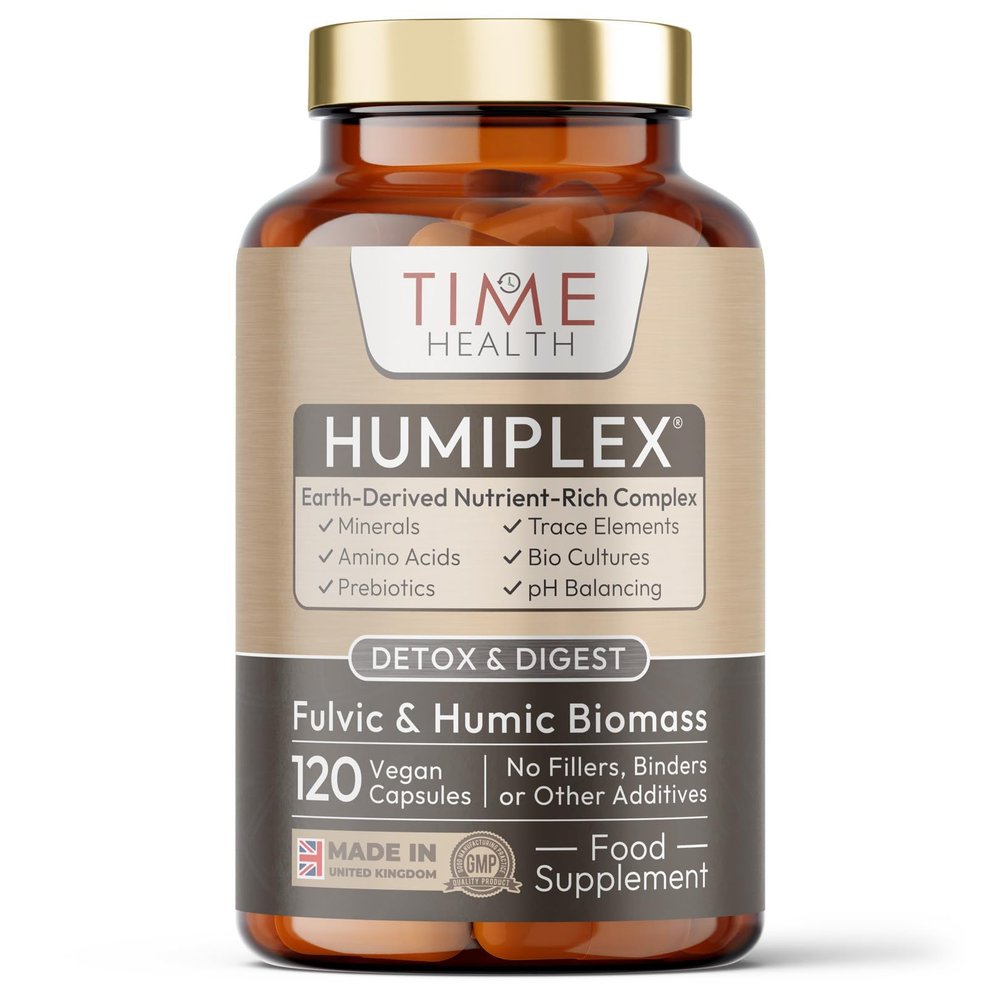 Humiplex - Humic Multi-Nutrient Complex - Minerals, Trace Elements, Amino Acids, Probiotics & Prebiotics - pH Balance, Detox & Digestion - UK Made - Zero Additives - Vegan - 120 Capsules