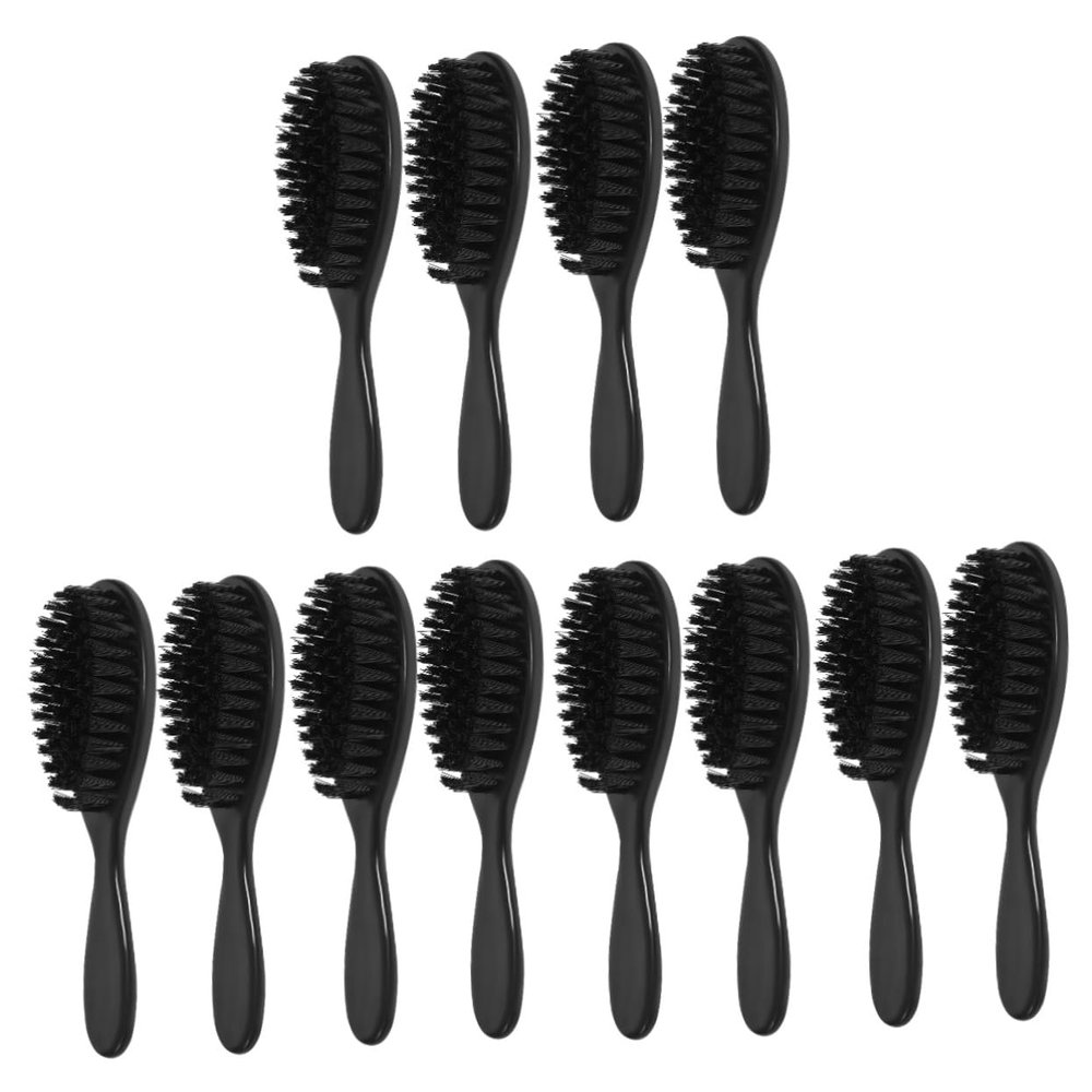 Healeved 12pcs Beard Grooming Brush Barber Beard Brush Men Face for Shaving and Styling Hair Dust Cleaning for Salon and Home Use