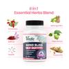 Vedic Mind Bliss- Stress Relief & Sleep Aid | 6-in-1 Ashwagandha Complex +Chamomile +Saffron & More | High Strength Ashwagandha | Anxiety Relief, Calming, Mood Lift | 60 Vegan Capsules view 2
