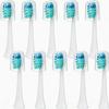 10 Pieces Standard Replacement Brush Heads, Ultra Sonic Soft Toothbrush Heads with Covers, Plaque Defence Clean Brush Heads, Densely Bristles Toothbrush Heads for Meihong Philips 601/605/902/903 view 1