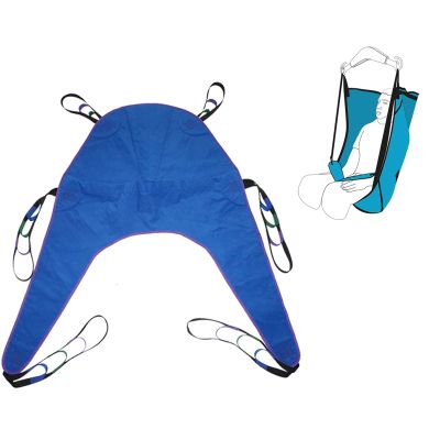 Lift Toileting Sling - Full Body Lifting Harness with Split Leg Design for Elderly and Disabled - Comfortable and Supportive Toilet Sling