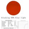 SHINU Orange Lens Glasses Women Red Lenses Glasses Men Blue Light Filter Better Sleep Rest Glasses Z3001 (gaming,brown) view 2