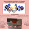 SHINU Orange Lens Glasses Women Red Lenses Glasses Men Blue Light Filter Better Sleep Rest Glasses Z3001 (gaming,brown) view 4