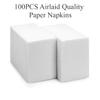 100PCS Airlaid Quality Disposable Hand Towels, PHUNAT Linen Feel Paper Napkins Guest Towels White Paper Hand Towels for Kitchen, Bathroom, Party, Wedding, Dinners, Events, 43 * 30cm view 3