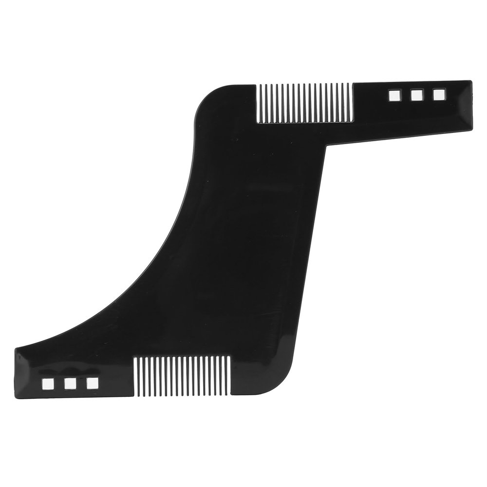 ANKROYU Beard Shaping Comb, Plastic Beard Shaper, Lightweight Trimming Guide, Compact Beard Styling Comb, Mustache Shaper for Travel