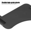 ANKROYU Beard Shaping Comb, Plastic Beard Shaper, Lightweight Trimming Guide, Compact Beard Styling Comb, Mustache Shaper for Travel view 2