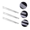 FRCOLOR 9pcs False Eyelash Tweezer Stamp Nipper Stainless Steel Stamp Tweezer for Eyelash Application Pointy Tip Design and Makeup Application view 4