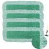 Dust Mop Pads for Rubbermaid Commercial Microfiber Dust Mop - 18 inch Mop Head Replacement with Fringe - Reusable Wet & Dry Cleaning Flat Mop System 18" 17" Refill for Multi-Surface Floor - 4 Pack view 1