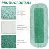 Dust Mop Pads for Rubbermaid Commercial Microfiber Dust Mop - 18 inch Mop Head Replacement with Fringe - Reusable Wet & Dry Cleaning Flat Mop System 18" 17" Refill for Multi-Surface Floor - 4 Pack view 3