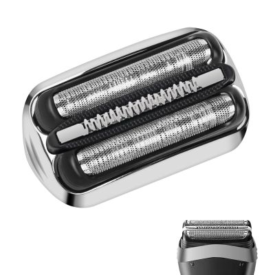 ACWOO Shaver Replacement Heads Compatible with All Braun Series 3 Shaver, 21S Electric Razors Shaver Head Compatible with Braun All Series 3 Electric Shavers, Easily Attach Your New Shaver Head, Black