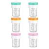 CENPEK Pack of 6 Portable Contact Lens Containers  Reusable Mini Soaking Cases for Daily Use, Travel, and Manual Cleaning (3 Colors) view 1