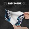 Round and Cute Panda Tissue Box Cover, Tissue Box Holder, Facial Box Cover for Storage on Bathroom Vanity, Countertop, Bedroom Dresser view 3