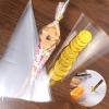 100Pcs Cellophane Cone Bags for Sweets, Sweet Cones Bags with Ties,13x25cm Party Cones Bags for Sweets, Triangle Transparent Sweet Cones for Snacks Popcorn Chocolates Candy view 2
