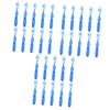 Baluue 30pcs Short Toothbrushes Prison Use Portable Safety Small Toothbrushes for Travel Cleaning Tools Small Head view 1