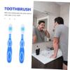 Baluue 30pcs Short Toothbrushes Prison Use Portable Safety Small Toothbrushes for Travel Cleaning Tools Small Head view 3