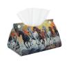 Horses Running in The Water Tissue Box Cover Tissue Box Holder Tissue Box Dispenser for Facial Tissue, Napkins, Dryer Sheets view 1