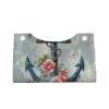 Anchor Flower on Wooden Board Tissue Box Cover, Facial Tissue Holder, Decorative Napkin Dispenser Organizer for Car, Home, Office Accessories view 2