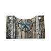 Metal Star Hanging on Wooden Wall Tissue Box Cover, Tissue Box Holder, Facial Box Cover for Storage on Bathroom Vanity, Countertop, Bedroom Dresser view 2