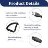 Shaver Charger Cable, Shaver Wire USB Compatible with Hatteker Shavers, High Speed USB Charging Cord for Models RFC-588/RFC-598, RFC-690/RFC-692/RFC-696/RSCX-9598, Ideal for Beard Trimmers (1.5m) view 3