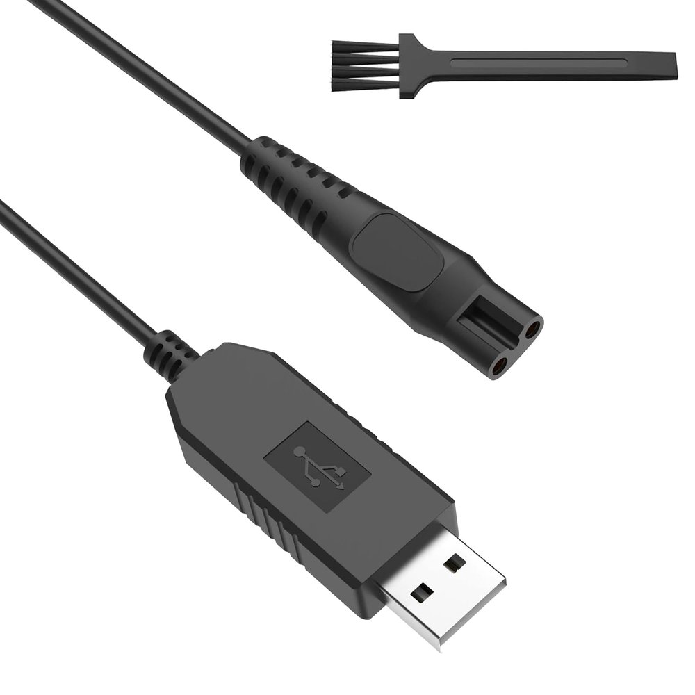 15V Shaver Charger Cable, USB Lead Shaver HQ8505 Kit, Compatible with Norelco Series 3000 5000 7000 9000, QP6651 QP6650 QP6520 QP6510 QP6620 QP6550 QP6530, Electric Razors Charger