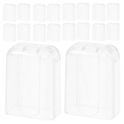 BELLIFFY 20pcs Toothbrush Protector Caps Travel Covers for Electric Toothbrush Heads Dustproof Oral Care Accessories