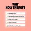 HOLY Energy Drink Powder 'Blueberry Bear' Blueberry & Coconut - Tasting Box 10 Servings Booster with Caffeine (NewCaff) & Green Tea Extract - Sugar-Free & Vegan with 100% Natural Fruit Flavours view 4