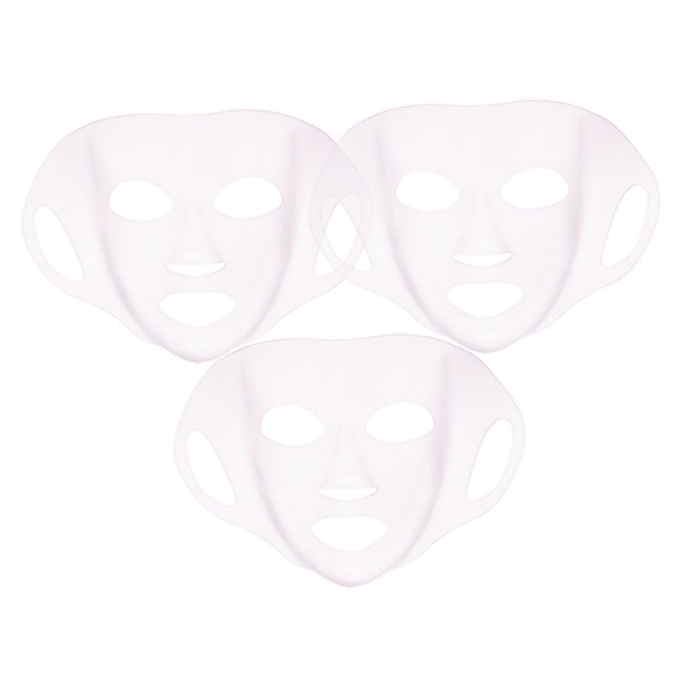 Didiseaon 3pcs Silicone Reusable Skincare Moisturizing Sheet for Beauty Care Accessories Women