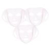 Didiseaon 3pcs Silicone Reusable Skincare Moisturizing Sheet for Beauty Care Accessories Women