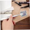 CORHAD Long Tweezers 15pcs Stainless Steel Flat Tip Tweezers for Eyebrow Shaping, Stamp Collecting and False Eyelash Curling view 2