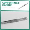 CORHAD Long Tweezers 15pcs Stainless Steel Flat Tip Tweezers for Eyebrow Shaping, Stamp Collecting and False Eyelash Curling view 3