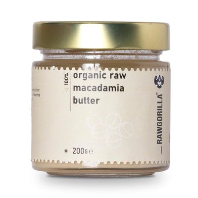 RAWGORILLA Organic Raw Macadamia Butter 200g