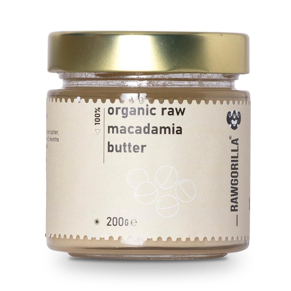 RAWGORILLA Organic Raw Macadamia Butter 200g