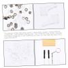 Anneome Full Eyewear Repair Kit Includes Screwdriver Tweezer Replacement Nose Pads for Glasses for DIY Repairs view 2