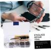 Anneome Full Eyewear Repair Kit Includes Screwdriver Tweezer Replacement Nose Pads for Glasses for DIY Repairs view 3