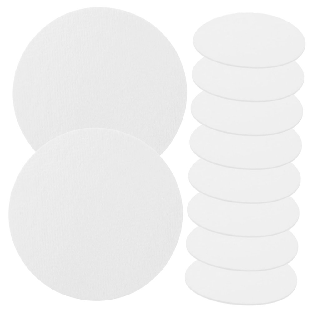ABOOFAN Plant Fibre Moisture Absorbers Desiccant Sheet for Food Storage 100pcs 5cm Drying Discs for Cookie Jars Rice Sealing Home Use