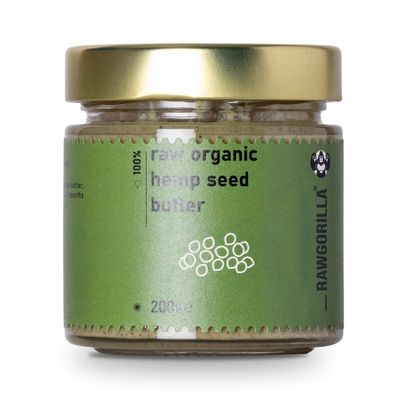 RAWGORILLA Raw Organic Hemp Seed Butter 200g