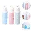 Anneome 3pcs Portable Toothbrush Bucket Travel Toothbrush Cup Cartoon Cute Wash Basin Case Toothpaste Holder for Bathroom Random Color view 3