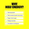 HOLY Energy Drink Powder 'Apple Alligator' Sour Apple - Tasting Box 10 Servings Booster with Caffeine (NewCaff) & Green Tea Extract - Sugar-Free & Vegan with 100% Natural Fruit Flavours view 4