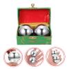 Anneome Metal Handballs Hand Massagers 50mm Hollow Baoding Balls for Hand Exercise Stress Relief Physical Therapy view 2