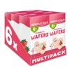 Kiddylicious Strawberry Mini Wafers - Gluten and Dairy Free Kids Snack - Suitable for 6+ Months - 6 x 4 Twin Packs view 1