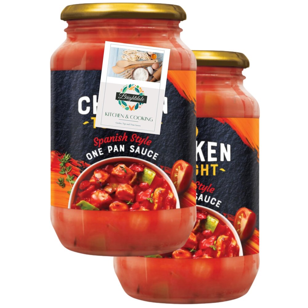 Chicken Sauce Bundle with Chicken Tonight Spanish Style One Pan Sauce 500g 2 Pack + Brightdale Kitchen Booklet