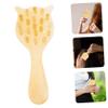 WOONEKY Scalp Massager Bamboo Head Scalp Massage Comb, Resin Massage Comb for Men and Women, Portable Detangling Hair Brush for Travel Use view 3
