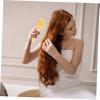 WOONEKY Scalp Massager Bamboo Head Scalp Massage Comb, Resin Massage Comb for Men and Women, Portable Detangling Hair Brush for Travel Use view 4