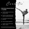 Creatine Monohydrate Powder with Taurine 360g, 5g Pure Creatine Powder + 1g Taurine per 6g, Unflavoured & Micronised, Easy Dissolve Vegan Creatine for Women and Men, Muscle Strength, 60 Servings view 3
