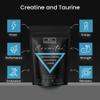 Creatine Monohydrate Powder with Taurine 360g, 5g Pure Creatine Powder + 1g Taurine per 6g, Unflavoured & Micronised, Easy Dissolve Vegan Creatine for Women and Men, Muscle Strength, 60 Servings view 4