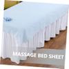 BELLIFFY Massage Bed Sheet Hole Thick Cotton Spa Table Cover for Beauty Salons Washable Fitted Bed Sheet Light for Comfortable Use view 2