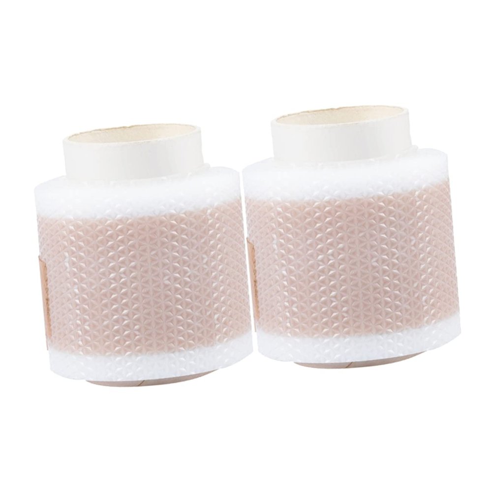 FRCOLOR 2pcs Silicone Scar Stickers Waterproof Scar Concealer Gel Patches for Wound Care 2.0cm x 10cm Suitable for Burns and for Daily Use