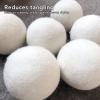 Wool Dryer Balls, Pack of 6, Energy Saving, Wrinkle Reduction, Reusable Fabric Softener Ball for Household Laundry view 4
